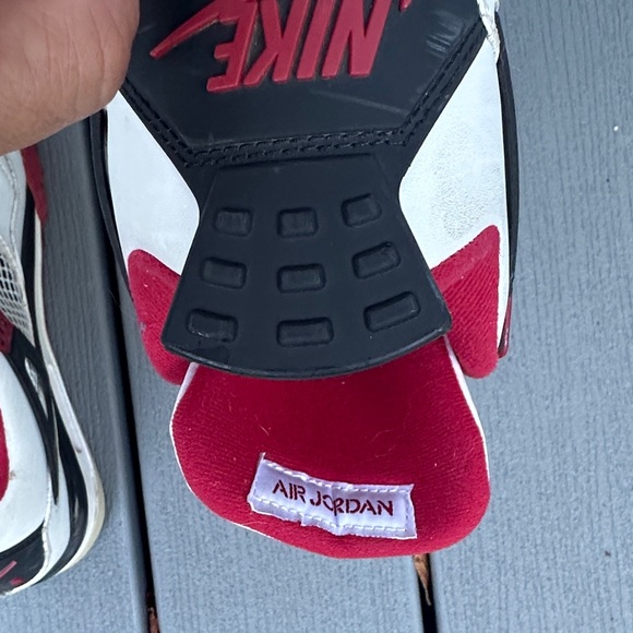 Nike Air Retro Sneakers - Black, White, and Red - Picture 3 of 8